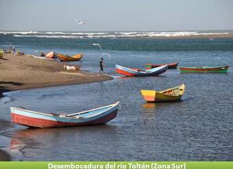 Desembocadura del Río Toltén, Zona Sur