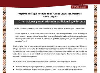 Orientaciones para el educador tradicional y/o docente