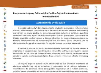 Actividad de evaluación