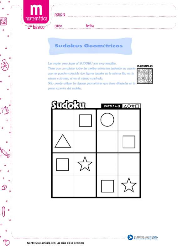 Sudoku geométrico 11