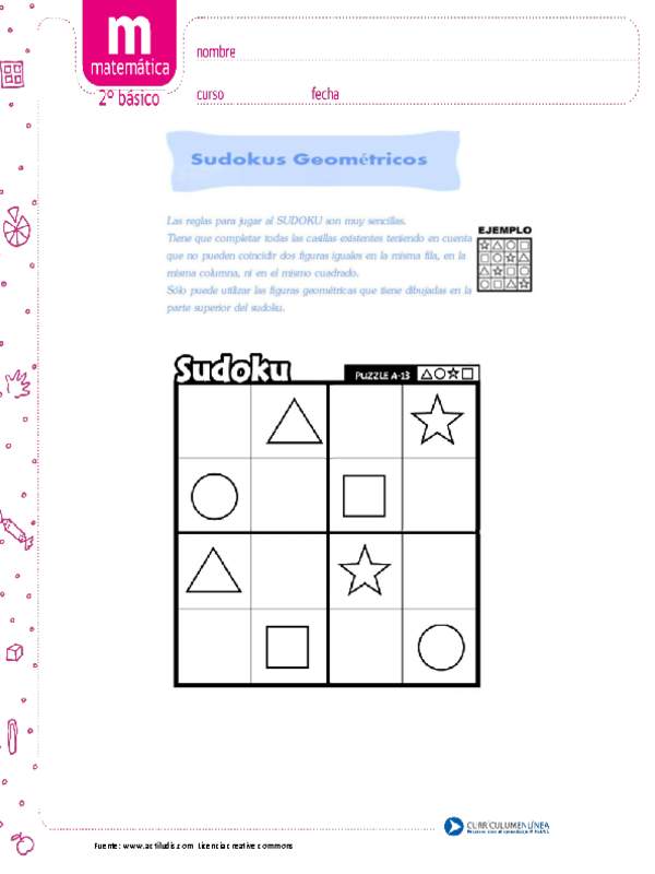 Sudoku geométrico 13