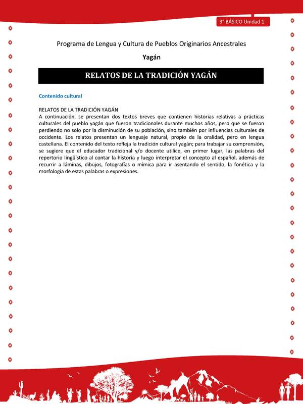 Relatos de la tradición yagán