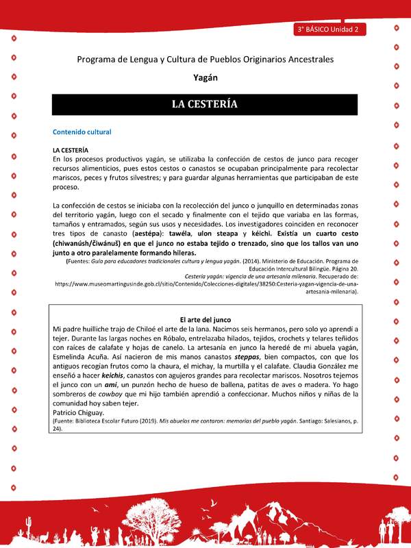 La cestería