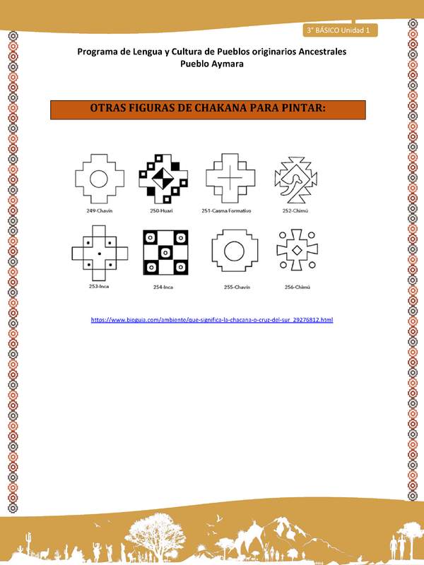 01-Orientaciones para el educador-LC03 U02-Otras figuras de chakana para pintar