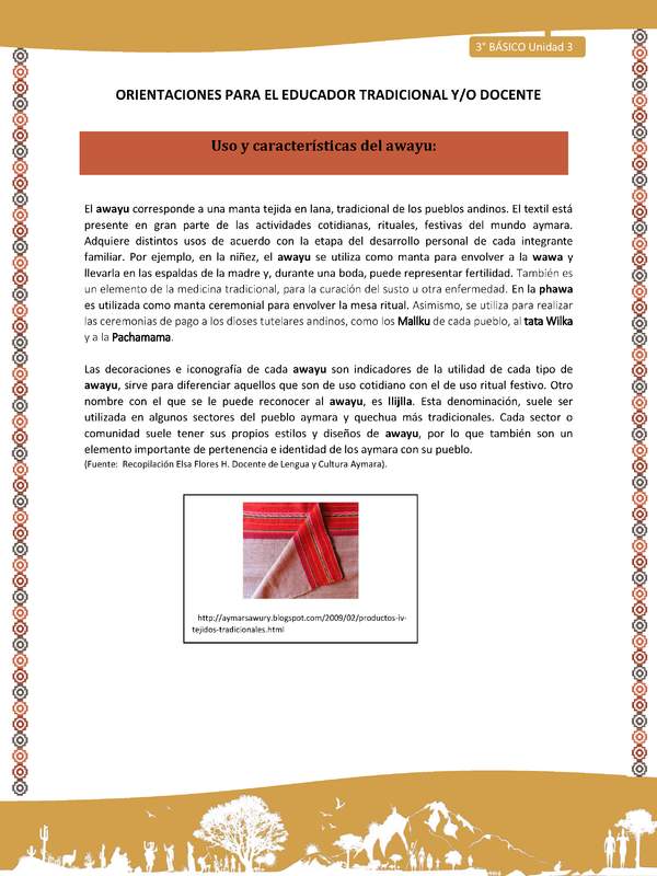 05-Orientaciones para el educador-LC03 U03-Uso y características del awayu