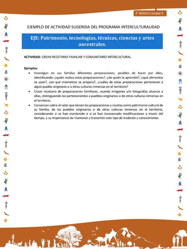 Crean recetario familiar y comunitario intercultural