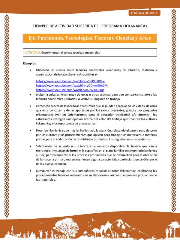 Experimentan diversas técnicas ancestrales