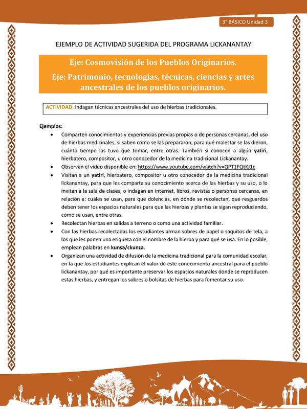  Indagan técnicas ancestrales del uso de hierbas tradicionales