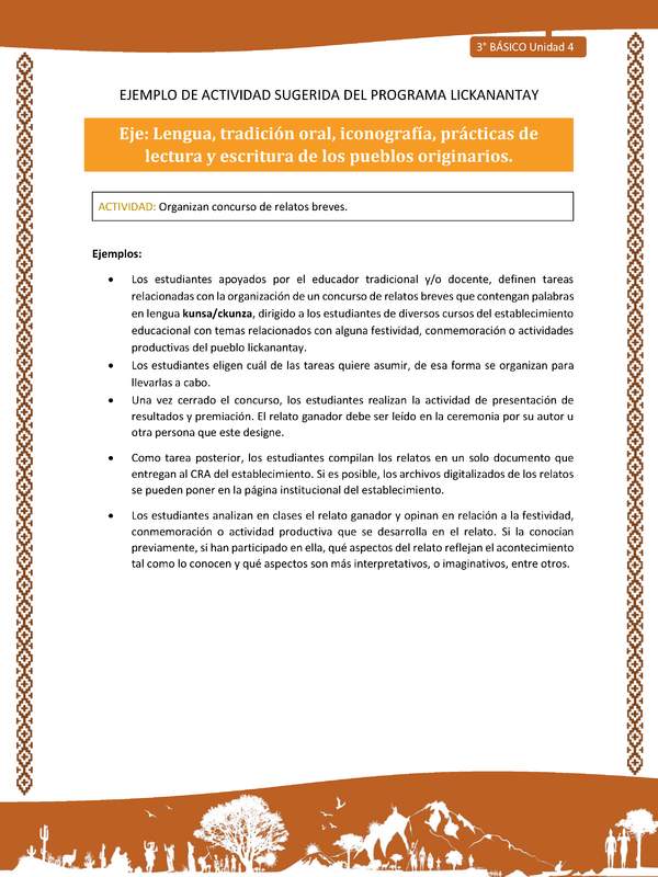 Organizan concurso de relatos breves