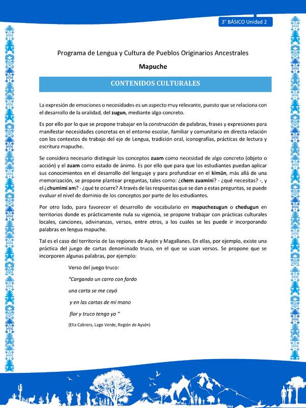 Contenidos culturales