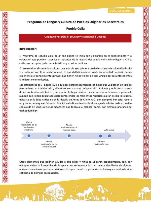 Orientaciones al docente - LC03 - Colla - U1 - Introducción
