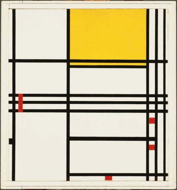 Composición de Piet Mondrian