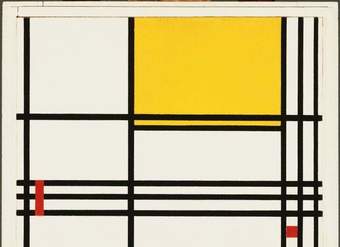 Composición de Piet Mondrian