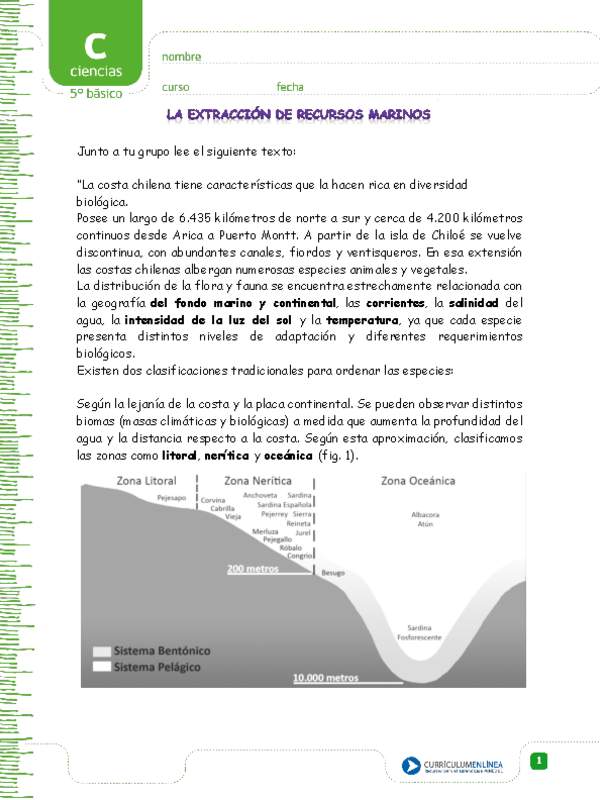 Extracción de recursos marinos