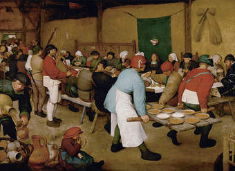 Matrimonio campesino de Pieter Brueghel