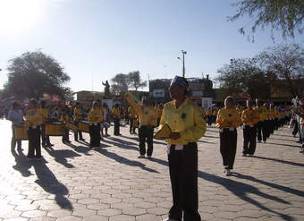 Morenos en la fiesta de la Tirana