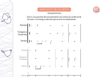 Acompañamiento para Marcha de los soldados