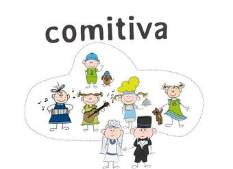 Afiche de vocabulario: comitiva