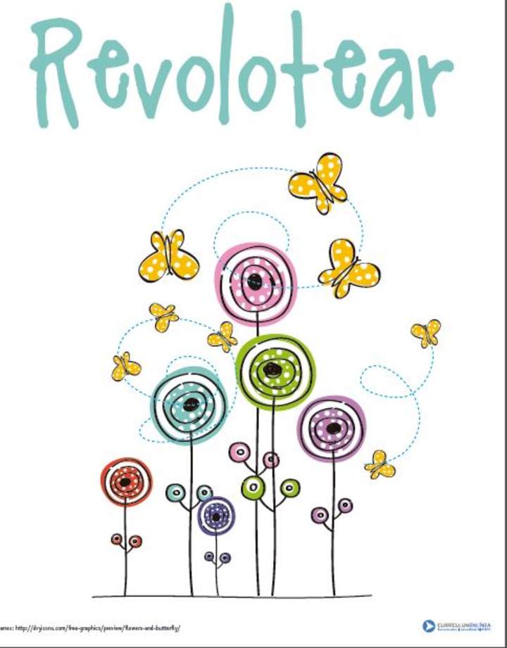 Afiche de vocabulario: revolotear