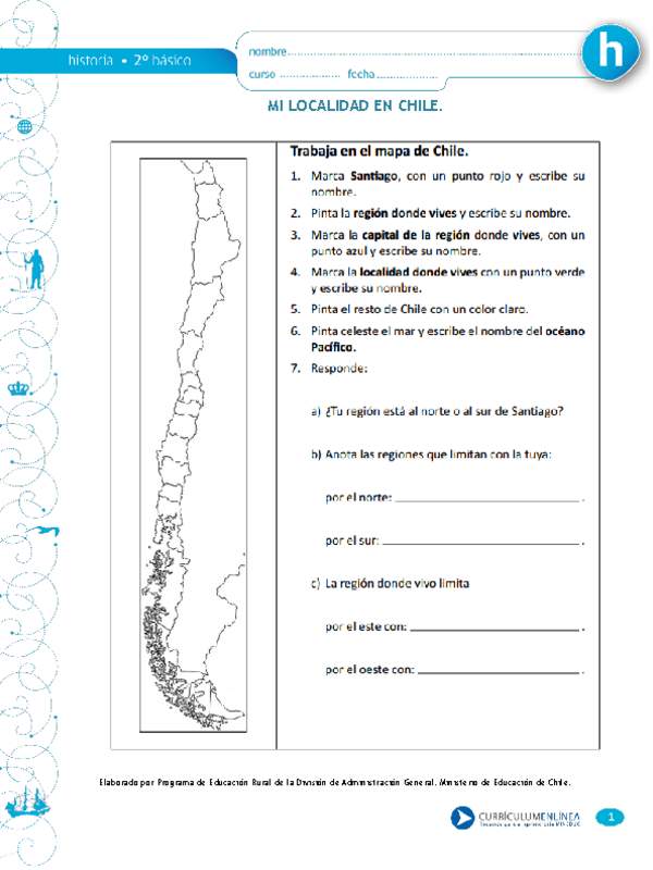 Mi localidad en Chile