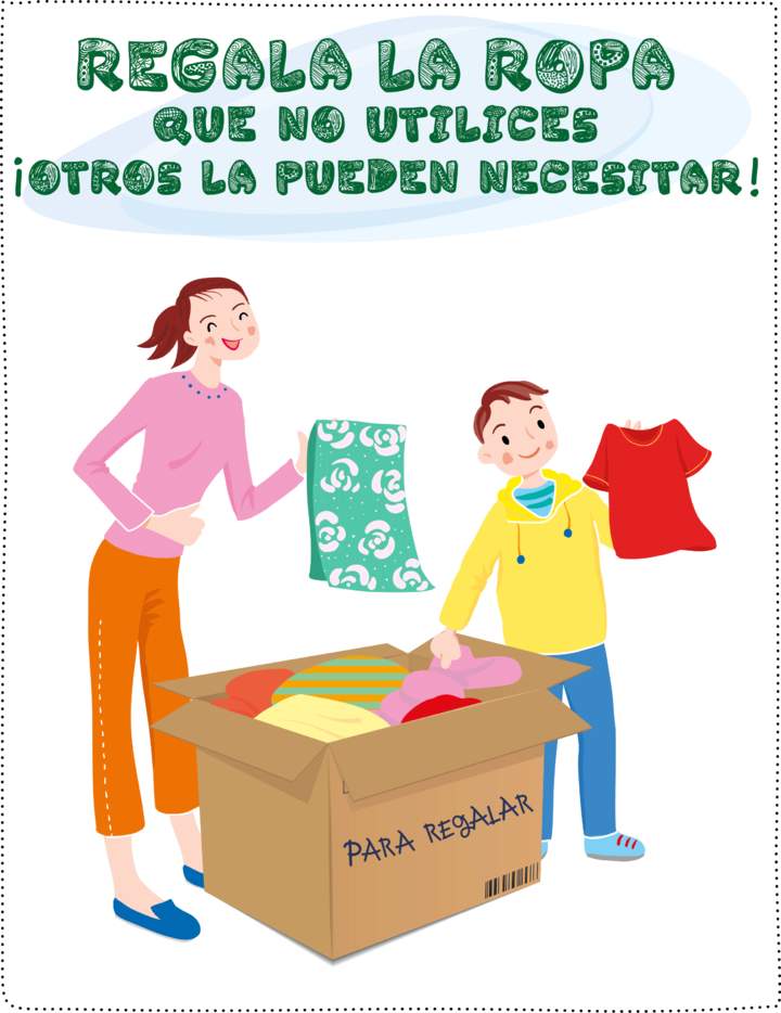 Regalar la ropa