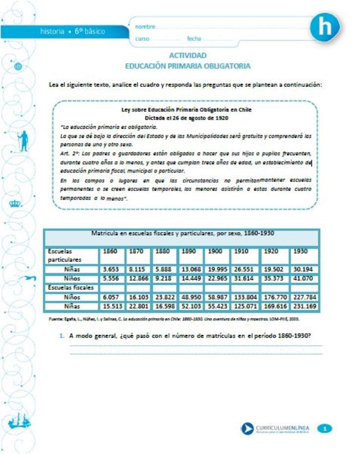 Educación primaria obligatoria