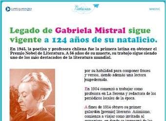 Legado de Gabriela Mistral