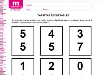 Tarjetas recortables (I)