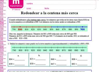 Redondear números a la centena más cercana