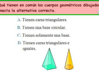 Característica común de una pirámide y un cono