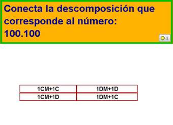 Componer y descomponer números en forma aditiva (IV)