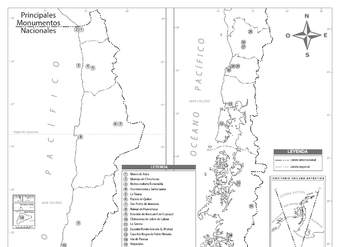 Mapa monumentos nacionales