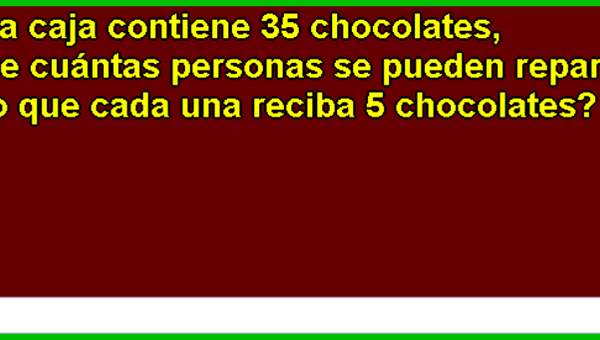 Repartiendo chocolates