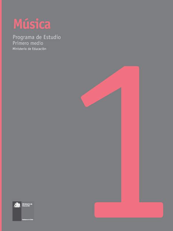 Programa de Estudio Artes Musicales 1° Medio