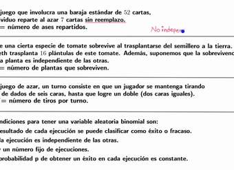 Reconocer variables binomiales | Khan Academy en Español