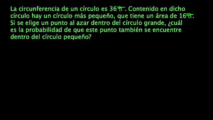 Agarrar una canica que no sea azul. Ejemplo