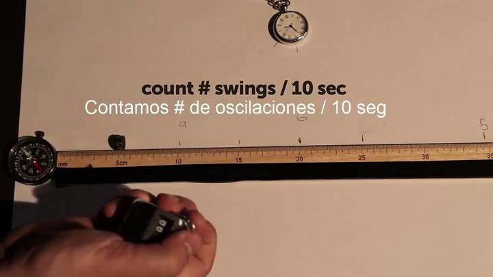 Ley del cuadrado inverso (método de oscilación) | Física | Khan Academy en Español