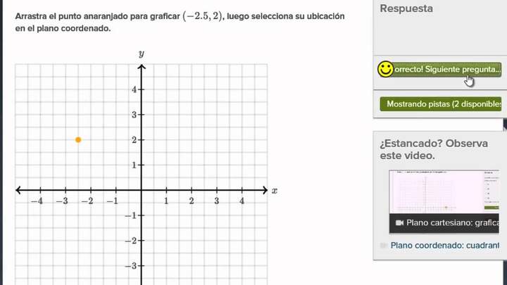 Graficando puntos y nombrando cuadrantes