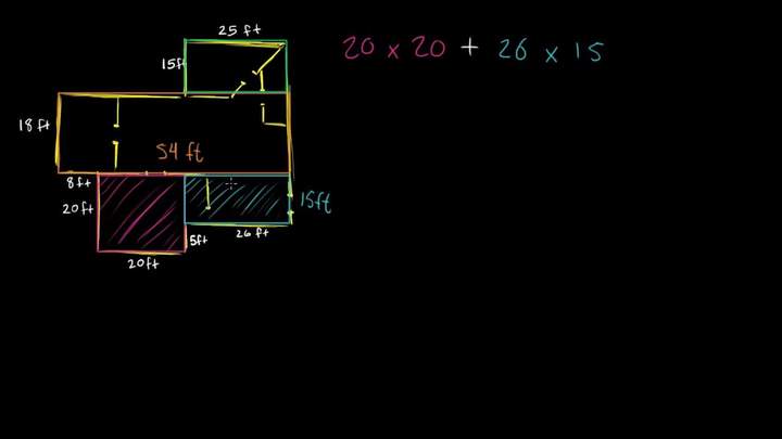 Calculando el área de piso de una casa