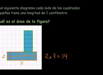 Descomponer figuras para encontrar su área: uso de cuadrícula | Khan Academy en Español