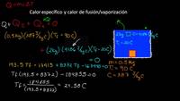 Calor específico y calor latente de fusión y vaporización | Física | Khan Academy en Español