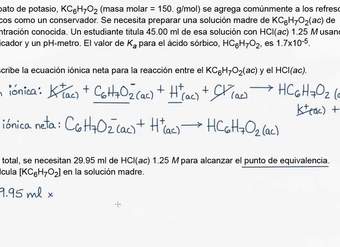2015 Respuesta libre AP Química 3 b | Química | Khan Academy en Español