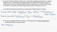 2015 Respuesta libre AP Química 3 b | Química | Khan Academy en Español