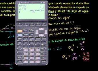 Problema de distribución muestral - Ejemplo