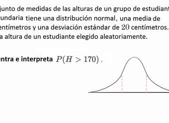 Probabilidades a partir de las curvas de densidad | Khan Academy en Español