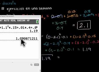 Varianza y desviación estándar de una variable aleatoria discreta | Khan Academy en Español