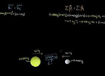 Resolver problemas de colisión elástica de la forma difícil | Física | Khan Academy en Español