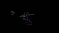 Conviritendo fracciones a decimales (ejemplo 1)