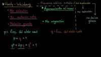 Discusiones de las condiciones para Hardy-Weinberg | Biología | Khan Academy en Español