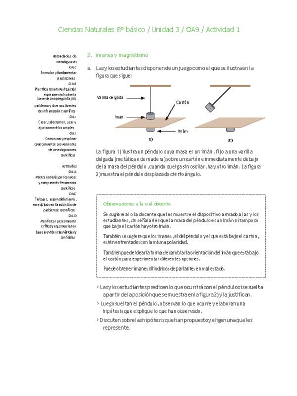 Ciencias Naturales 8° básico-Unidad 3-OA9-Actividad 2
